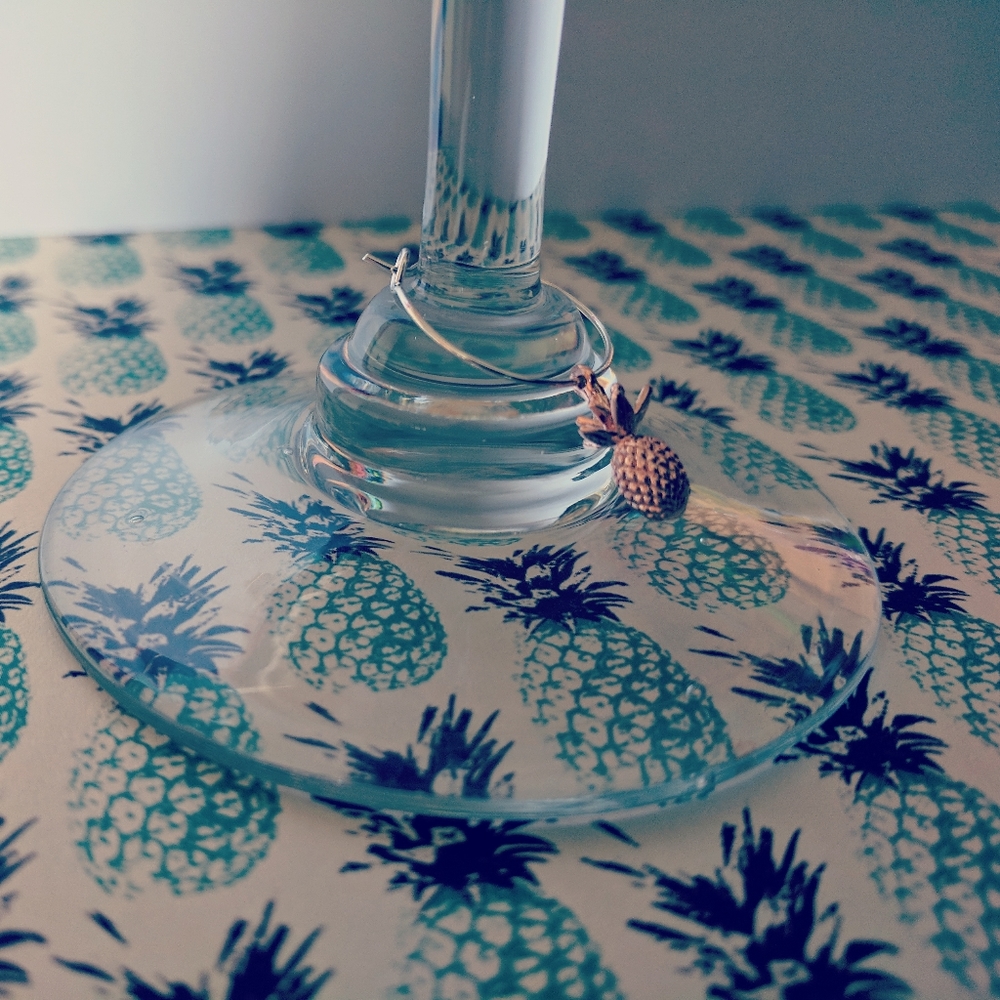 Pineapple Wine Charms